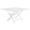 Table De Jardin 8 Personnes FERMOB Cargo 128 X 128 Cm - Blanc Coton