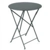 Table De Jardin 2 Personnes FERMOB Bistro Ø 60 Cm - Gris Orage -Fermob 024526 table jardin fermob bistro 60 gris orage