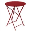 Table De Jardin 2 Personnes FERMOB Bistro Ø 60 Cm - Piment -Fermob 024543 table jardin fermob bistro 60 piment