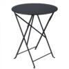 Table De Jardin 2 Personnes FERMOB Bistro Ø 60 Cm - Carbone -Fermob 024547 table jardin fermob bistro 60 carbone