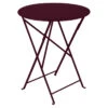 Table De Jardin 2 Personnes FERMOB Bistro Ø 60 Cm - Cerise Noire -Fermob 0245b9 table jardin fermob bistro 60cm cerise noire