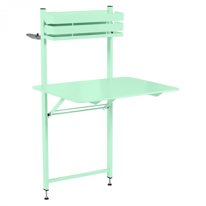 Table De Balcon Pliante FERMOB Bistro - Vert Opaline 3 Table De Balcon Pliante FERMOB Bistro - Vert Opaline