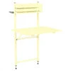 Table De Balcon Pliante FERMOB Bistro - Citron Givré 2 Table De Balcon Pliante FERMOB Bistro - Citron Givré -Fermob 0270a6 table jardin fixer fermob bistro balcon citron givre