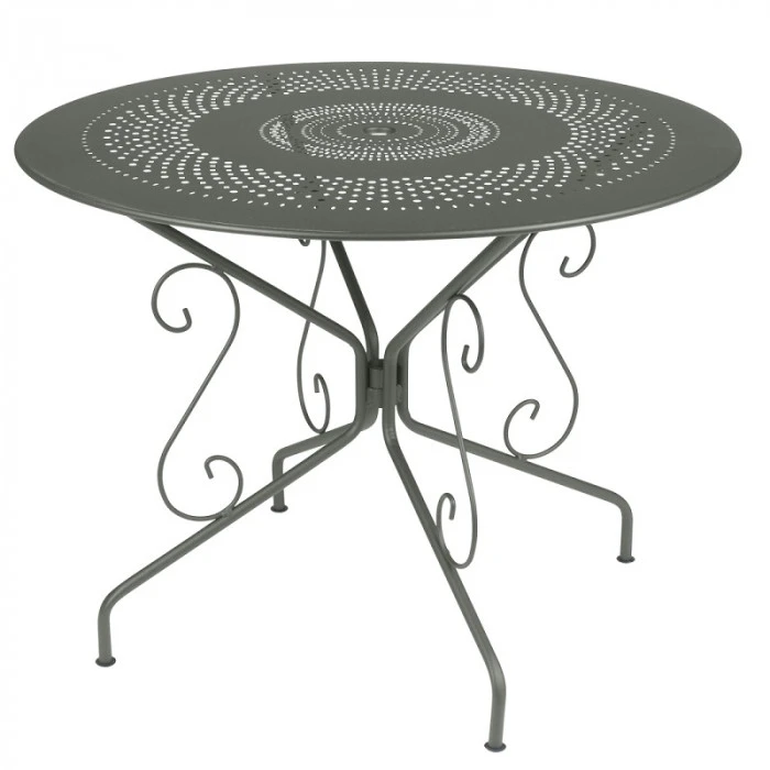 Table De Jardin 4 Personnes FERMOB Montmartre Ø 96 Cm - Romarin 3 Table De Jardin 4 Personnes FERMOB Montmartre Ø 96 Cm - Romarin
