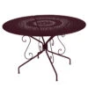 Table De Jardin 8 Personnes FERMOB Montmartre Ø 117 Cm - Cerise Noire -Fermob 0631b9 table jardin fermob montmartre 117cm cerise noire