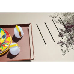 Plateau Alto FERMOB 53 X 38,5 Cm - Ocre Rouge -Fermob 317020 plateau alto fermob 53 38 cm ocre rouge ambiance 4