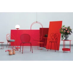 Guéridon De Jardin FERMOB Salsa - Piment 9 Guéridon De Jardin FERMOB Salsa - Piment -Fermob 327043 table basse gueridon fermob salsa piment ambiance