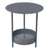 Guéridon De Jardin FERMOB Salsa - Carbone -Fermob 327047 table basse gueridon fermob salsa carbone