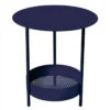 Guéridon De Jardin FERMOB Salsa - Bleu Abysse -Fermob 327092 table basse gueridon fermob salsa bleu abysse