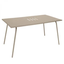 Table De Jardin 6 Personnes FERMOB Monceau 146 X 80 Cm - Muscade