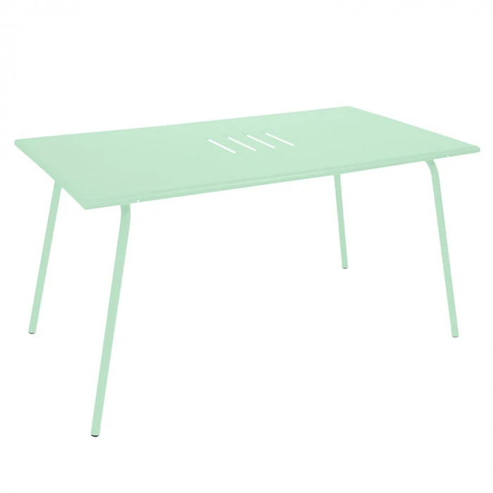 Table De Jardin 6 Personnes FERMOB Monceau 146 X 80 Cm - Vert Opaline 3 Table De Jardin 6 Personnes FERMOB Monceau 146 X 80 Cm - Vert Opaline