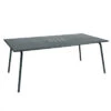 Table De Jardin 8 Personnes FERMOB Monceau 194 X 94 Cm - Gris Orage -Fermob 483226 table jardin fermob monceau 194 94 cm gris orage