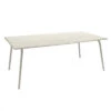 Table De Jardin 8 Personnes FERMOB Monceau 194 X 94 Cm - Gris Argile -Fermob 4832a5 table jardin fermob monceau 194 94 cm gris argile