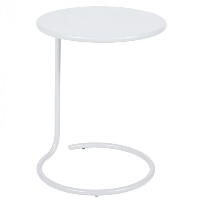Table Basse De Jardin Déportée FERMOB Coolside - Blanc Coton 3 Table Basse De Jardin Déportée FERMOB Coolside - Blanc Coton