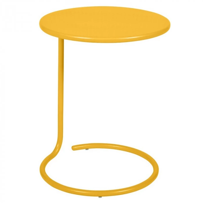 Table Basse De Jardin Déportée FERMOB Coolside - Miel 3 Table Basse De Jardin Déportée FERMOB Coolside - Miel