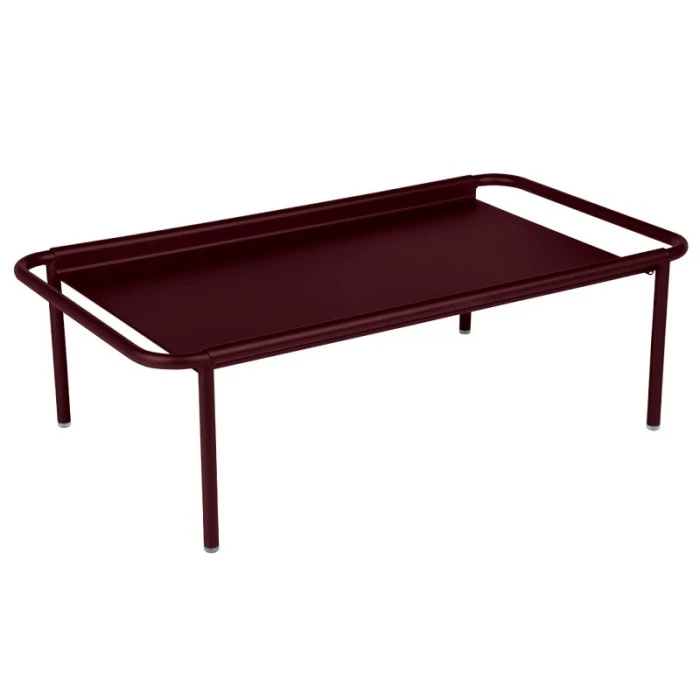 Table Basse De Jardin FERMOB Coolside - Cerise Noire 3 Table Basse De Jardin FERMOB Coolside - Cerise Noire