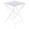 Table De Jardin Pliante 2 Personnes FERMOB Bistro 57 X 57 Cm - Blanc Coton -Fermob 604201 table jardin pliante fermob bistro 57 57 cm blanc coton