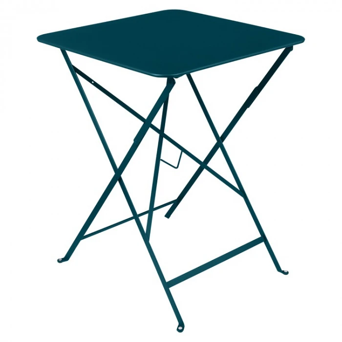 Table De Jardin Pliante 2 Personnes FERMOB Bistro 57 X 57 Cm - Bleu Acapulco 3 Table De Jardin Pliante 2 Personnes FERMOB Bistro 57 X 57 Cm - Bleu Acapulco