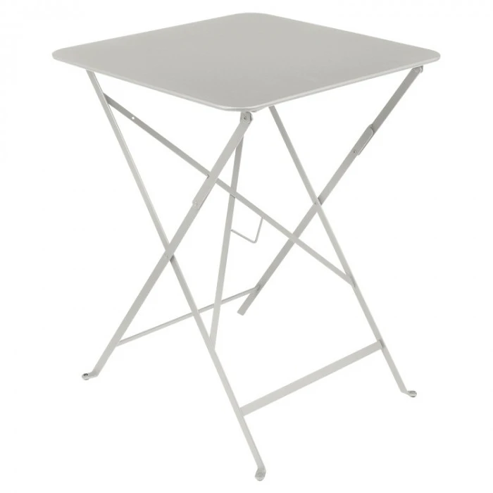 Table De Jardin Pliante 2 Personnes FERMOB Bistro 57 X 57 Cm - Gris Argile 3 Table De Jardin Pliante 2 Personnes FERMOB Bistro 57 X 57 Cm - Gris Argile