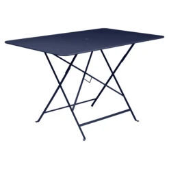 Table De Jardin 6 Personnes FERMOB Bistro 117 X 77 Cm - Bleu Abysse