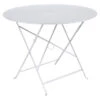 Table De Jardin 4 Personnes FERMOB Bistro Ø 96 Cm - Blanc -Fermob bistro table d96 blanc coton 1