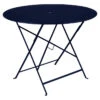 Table De Jardin 4 Personnes FERMOB Bistro Ø 96 Cm - Bleu Abysse -Fermob bistro table d96 bleu abysse 1