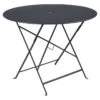 Table De Jardin 4 Personnes FERMOB Bistro Ø 96 Cm - Carbone 1 Table De Jardin 4 Personnes FERMOB Bistro Ø 96 Cm - Carbone -Fermob bistro table d96 carbone 1