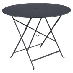 Table De Jardin 4 Personnes FERMOB Bistro Ø 96 Cm - Carbone