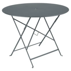 Table De Jardin 4 Personnes FERMOB Bistro Ø 96 Cm - Gris Orage
