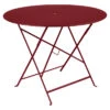 Table De Jardin 4 Personnes FERMOB Bistro Ø 96 Cm - Piment 1 Table De Jardin 4 Personnes FERMOB Bistro Ø 96 Cm - Piment -Fermob bistro table d96 piment 1
