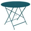 Table De Jardin 4 Personnes FERMOB Bistro Ø 96 Cm - Bleu Acapulco -Fermob bistro table 96 bleu acapulco 1
