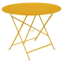 Table De Jardin 4 Personnes FERMOB Bistro Ø 96 Cm - Miel