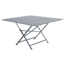 Table De Jardin 8 Personnes FERMOB Cargo 128 X 128 Cm - Gris Orage