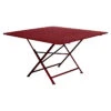 Table De Jardin 8 Personnes FERMOB Cargo 128 X 128 Cm - Piment 2 Table De Jardin 8 Personnes FERMOB Cargo 128 X 128 Cm - Piment -Fermob cargo table piment 1