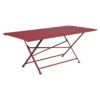 Table De Jardin 10 Personnes FERMOB Cargo 190 X 90 Cm - Piment -Fermob cargo table rectangulaire piment 1