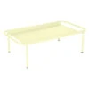 Table Basse De Jardin FERMOB Coolside - Citron Givré 1 Table Basse De Jardin FERMOB Coolside - Citron Givré -Fermob coolside table basse 115x63 citron givre
