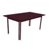 Table De Jardin FERMOB Costa 160 X 80 Cm - Cerise Noire -Fermob costa table 160x80 cerise noire