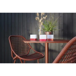 Lot De 3 Photophores FERMOB Cuub - Rouge -Fermob cuub rouge ambiance fermob 9