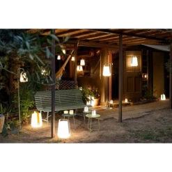 Lot De 3 Photophores FERMOB Cuub - Vert 15 Lot De 3 Photophores FERMOB Cuub - Vert -Fermob cuub vert ambiance fermob 1