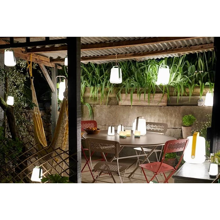 Lot De 3 Photophores FERMOB Cuub - Vert 8 Lot De 3 Photophores FERMOB Cuub - Vert – Image 6