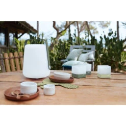 Lot De 3 Photophores FERMOB Cuub - Vert 18 Lot De 3 Photophores FERMOB Cuub - Vert -Fermob cuub vert ambiance fermob 4