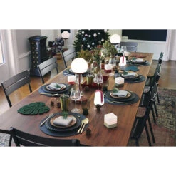 Lot De 3 Photophores FERMOB Cuub - Vert 19 Lot De 3 Photophores FERMOB Cuub - Vert -Fermob cuub vert ambiance fermob 5