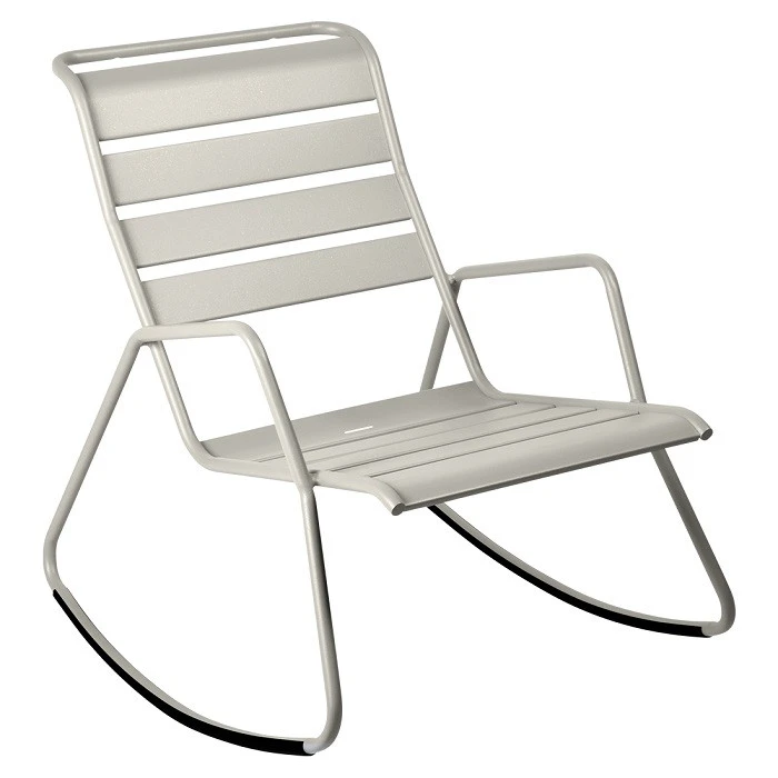 Rocking Chair FERMOB Monceau - Gris Argile 3 Rocking Chair FERMOB Monceau - Gris Argile
