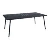 Table De Jardin 8 Personnes FERMOB Monceau 194 X 94 Cm - Carbone 1 Table De Jardin 8 Personnes FERMOB Monceau 194 X 94 Cm - Carbone -Fermob monceau table 194x94 carbone 1