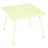Table Basse De Jardin FERMOB Monceau 57 X 57 Cm - Citron Givré 2 Table Basse De Jardin FERMOB Monceau 57 X 57 Cm - Citron Givré -Fermob monceau table basse 57x57 citron givre