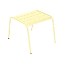 Table Basse / Repose-pieds FERMOB Monceau - Citron Givré -Fermob monceau table basse repose pieds citron givre