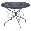 Table De Jardin 4 Personnes FERMOB Montmartre Ø 96 Cm - Carbone -Fermob montmartre table d96 carbone 1