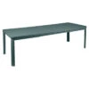 Table Fermob Oléron Avec 2 Rallonges 155 / 255 X 100 Cm - Gris Orage -Fermob oleron allonge x2 gris orage 1