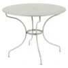 Table De Jardin 5 Personnes FERMOB Opéra + Ø 96 Cm - Gris Argile -Fermob opera table d96 gris argile 1