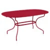 Table De Jardin Ovale 6 Personnes FERMOB Opéra + 160 X 90 Cm - Piment -Fermob opera premium 160x90 piment 1